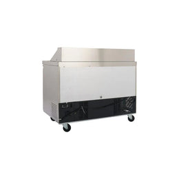 PeakCold Stainless Steel Refrigerated Prep Table - 48"