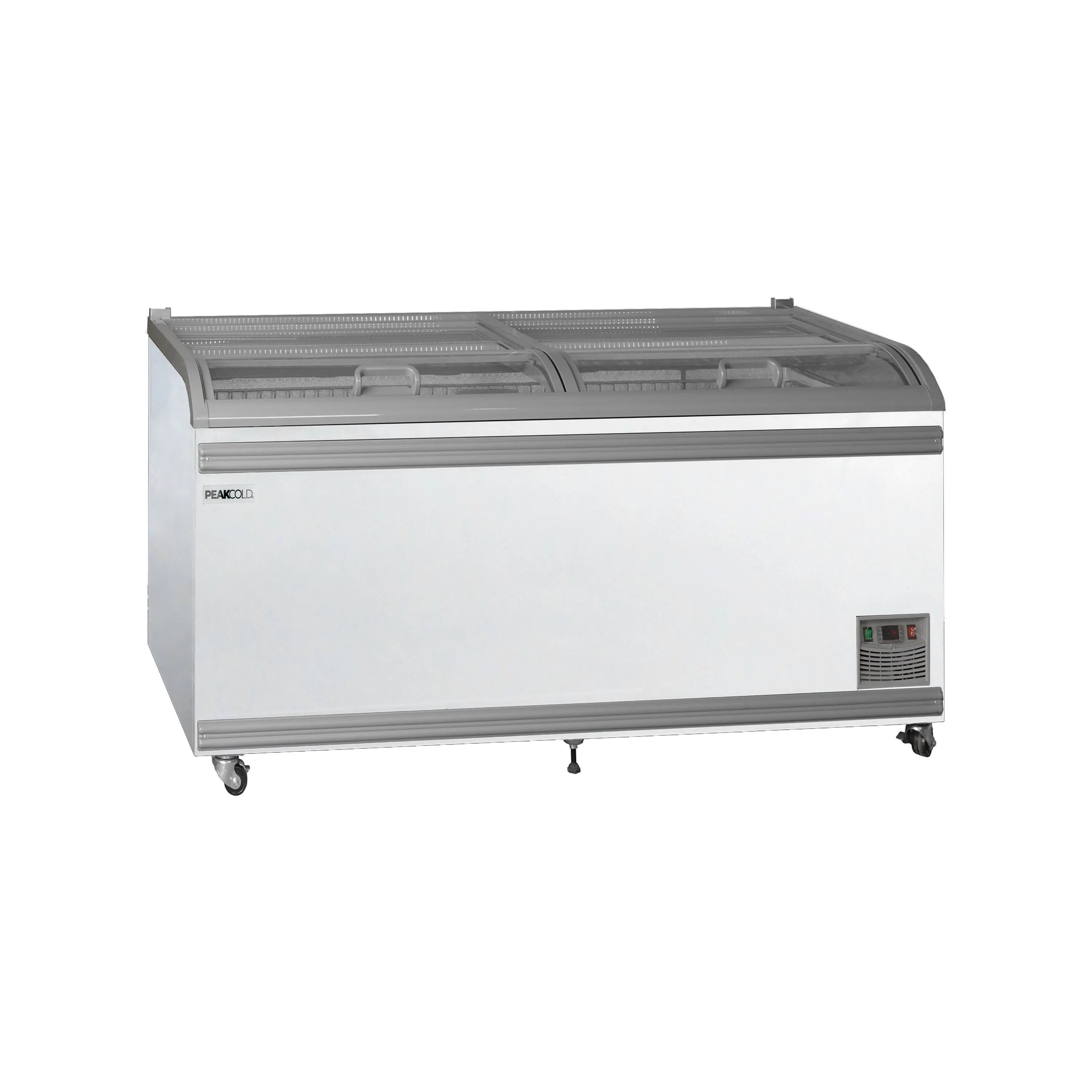 PeakCold 58" Island Freezer - White-Retail Display Freezers-IM58IF-W