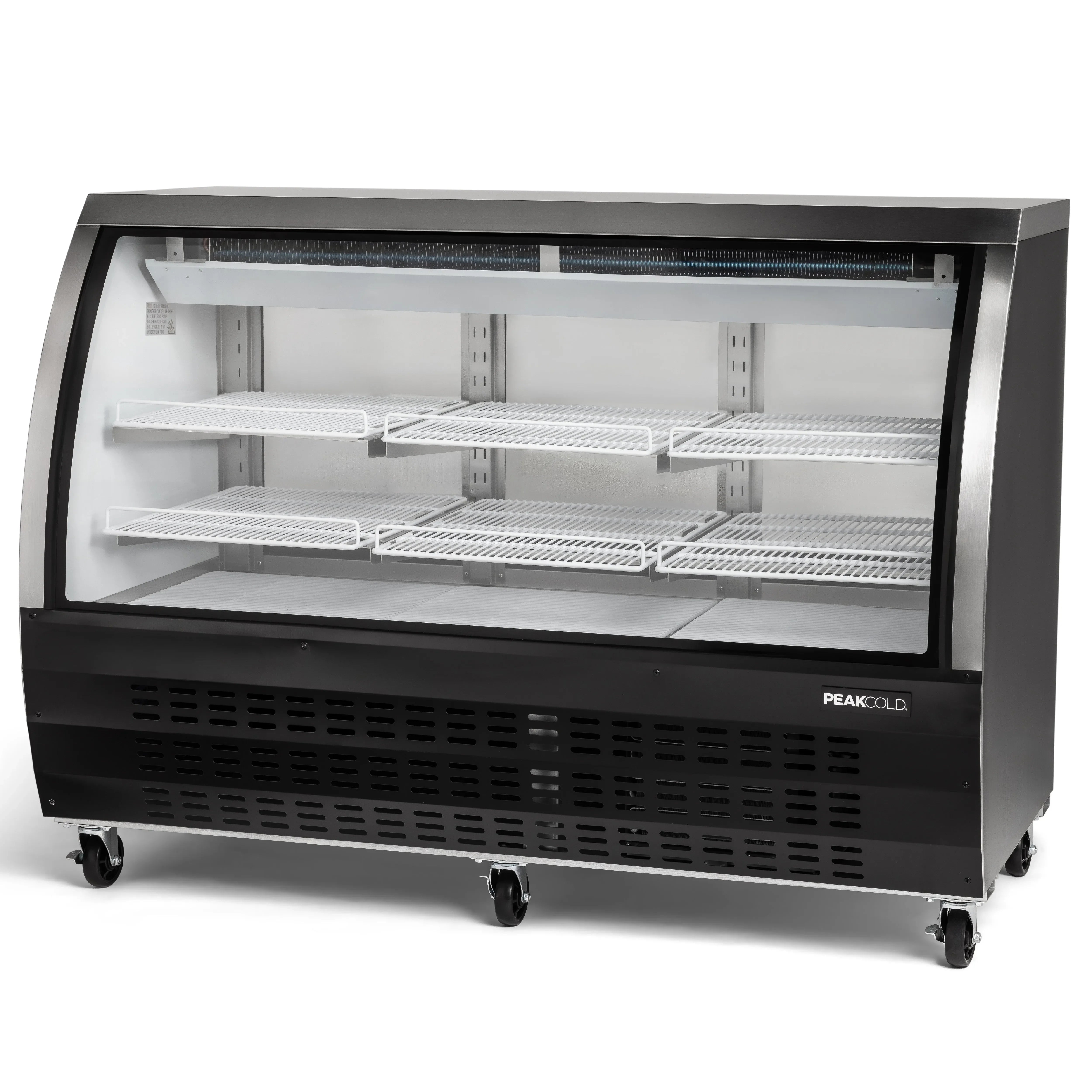 PeakCold Curved Glass Deli Case