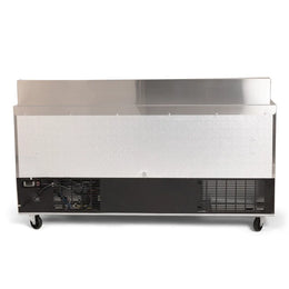 PeakCold Stainless Steel Refrigerated Prep Table - 71"