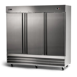 PeakCold 3-Door Stainless Steel Commercial Refrigerator-Commercial Refrigerators-IM72R3