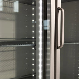 PeakCold 3 Glass Door Stainless Steel Commercial Refrigerator - 72 cu. ft.