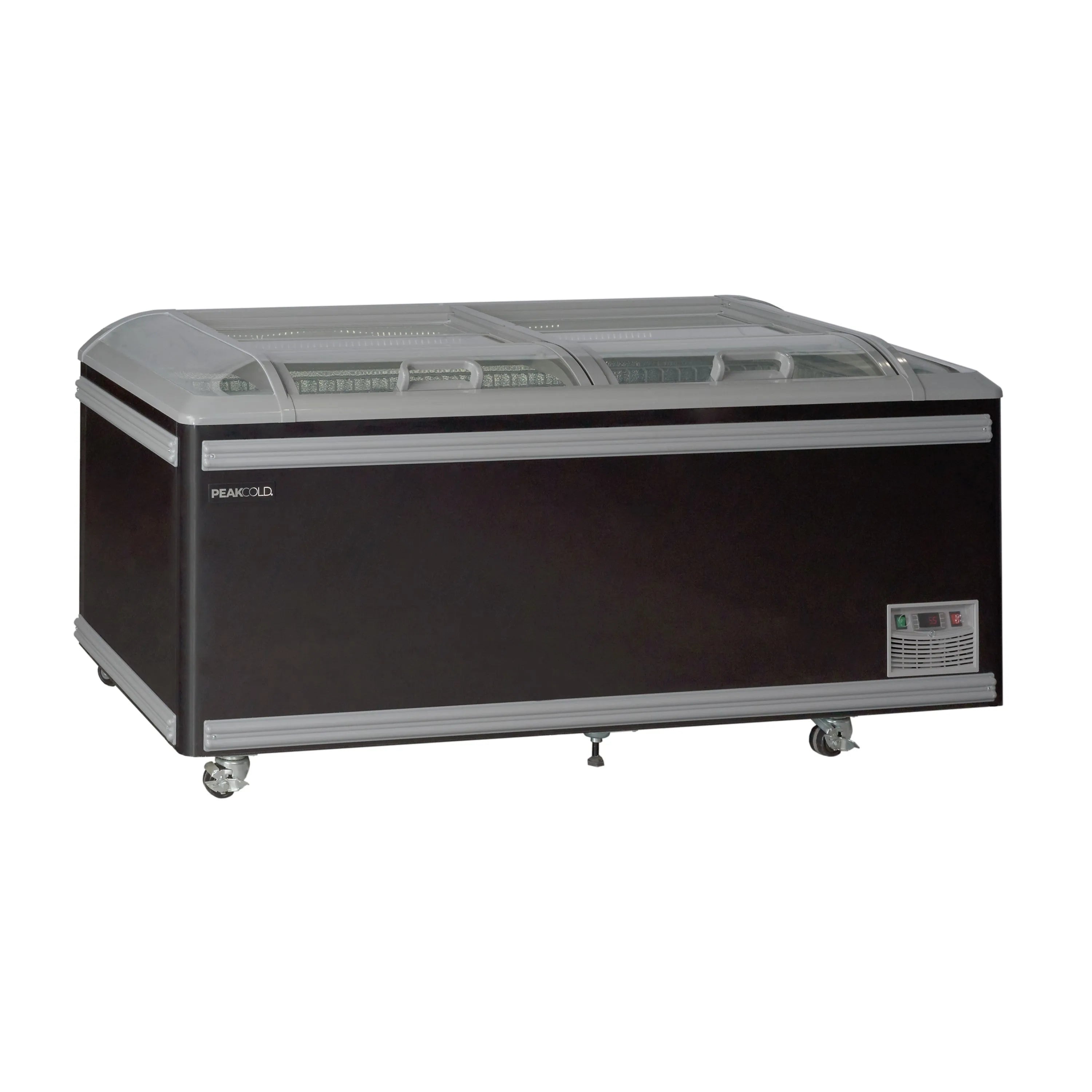 PeakCold 74" Island Freezer - Black-Retail Display Freezers-IM74IF-B
