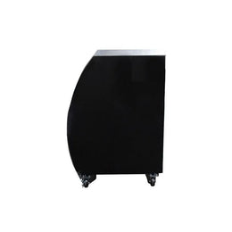 PeakCold Black Curved Glass Deli Case - 36"