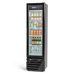 PeakCold Plus Upright Display Cooler - 7.7 CU Ft.-Retail Display Coolers-P-IM08MR-W