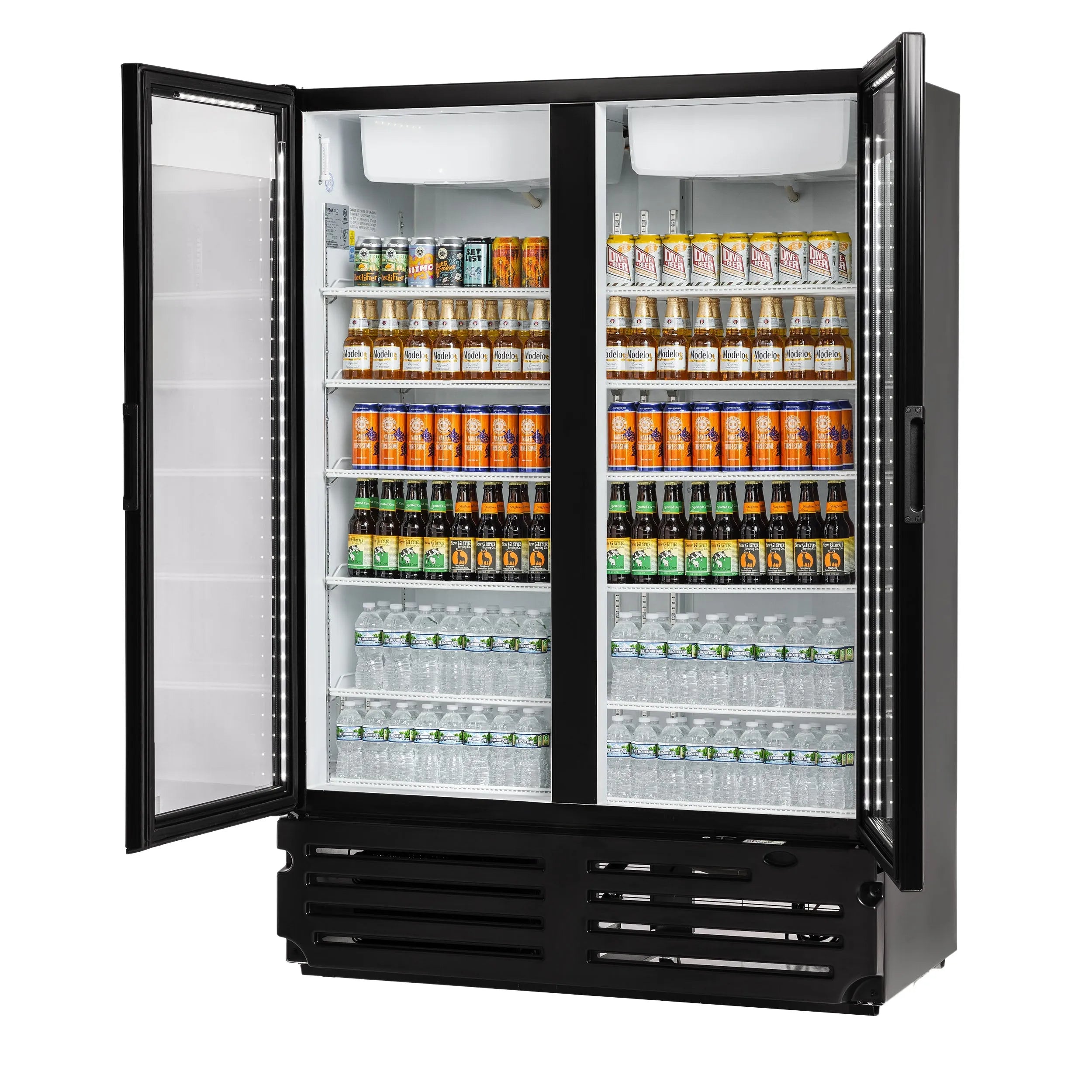 PeakCold Plus Two Door Display Cooler