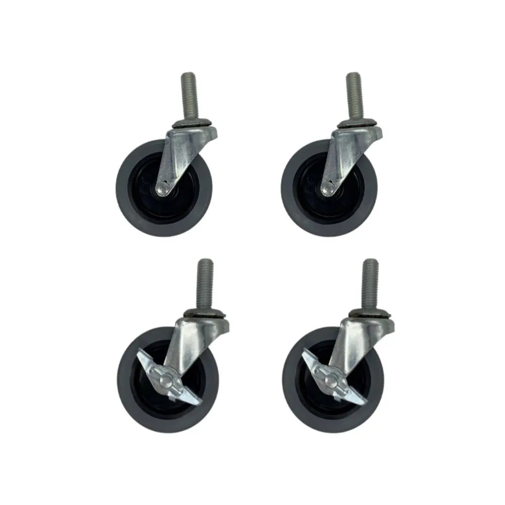 PeakCold Plus Casters - Set of 4-Commercial Refrigerator Parts & Accessories-PCP-W4