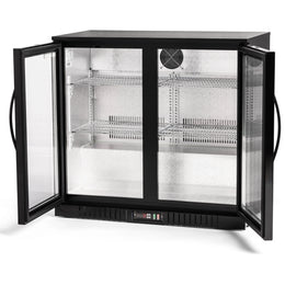 Procool 36" 2-Door Black Back Bar Cooler