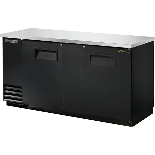 True TBB-3-HC Solid Swing Door Back Bar Cooler