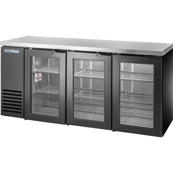 True TBB24-72 72-inch glass swing door back bar cooler for bars and taverns