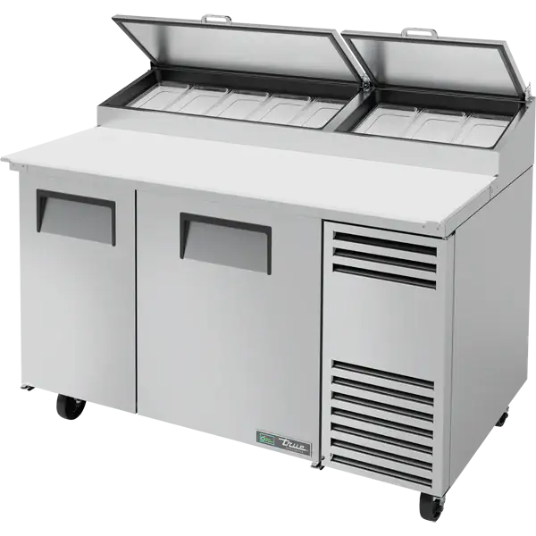 True TPP-AT-60-HC 60-inch refrigerated pizza prep table for restaurants