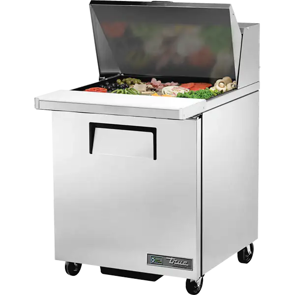 True TSSU-27-12M-C-HC 27-inch 12-pan sandwich prep table for food service