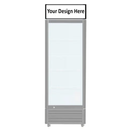 Custom Decal for Single Door Display Canopy-Vinyl Decals-VINCPY-CUST-1D