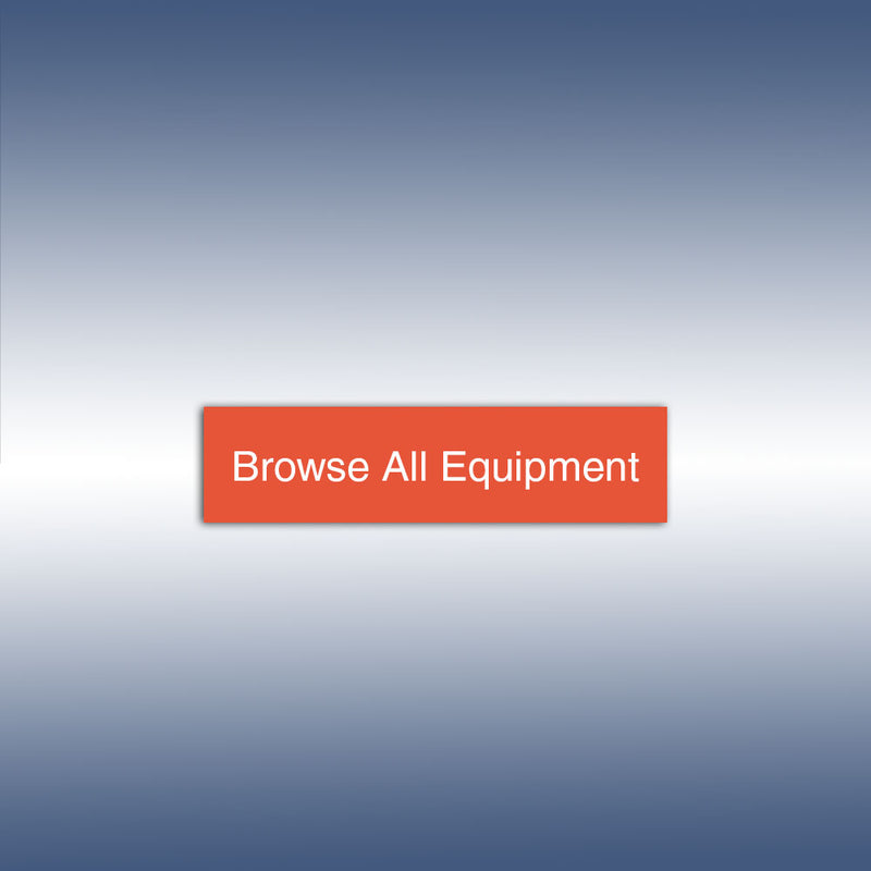 Red button with 'Browse All Equipment' text on a gradient background