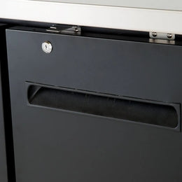PeakCold 2 Solid Door Back Bar Cooler - 48"