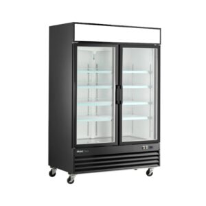 PeakCold 2 Door Upright Display Freezer – 45 CU Ft.