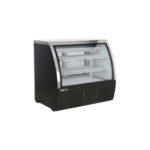PeakCold Stainless Steel Curved Glass Deli Case – 64″