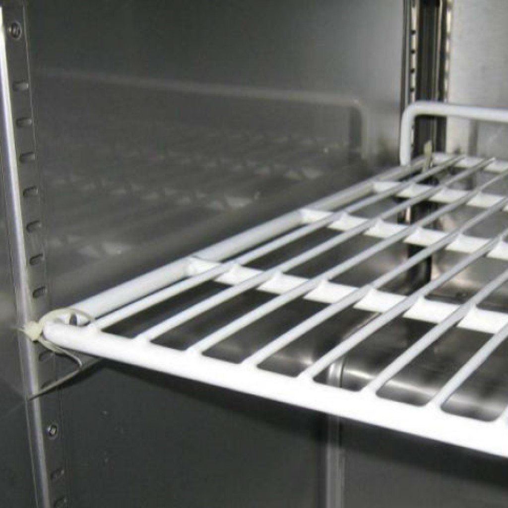 48" Stainless Steel Refrigerated Sandwich Prep Table, Restaurant Prep Table  - Iron Mountain