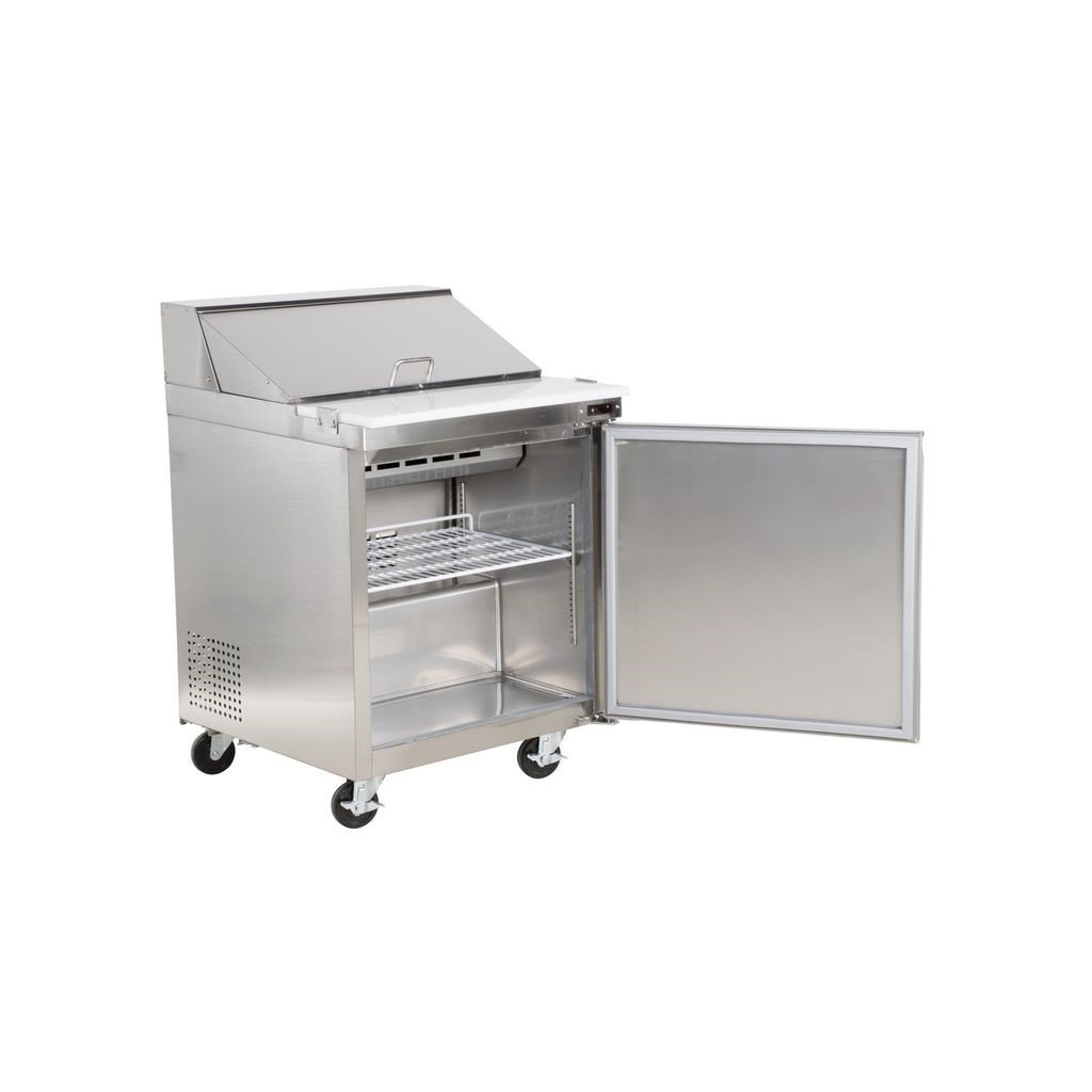 27" Small Refrigerated Prep Table, Restaurant Prep Table  - Iron Mountain