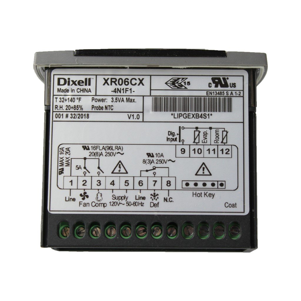 Dixell Freezer Temperature Controller - XR06CX, Parts  - Iron Mountain