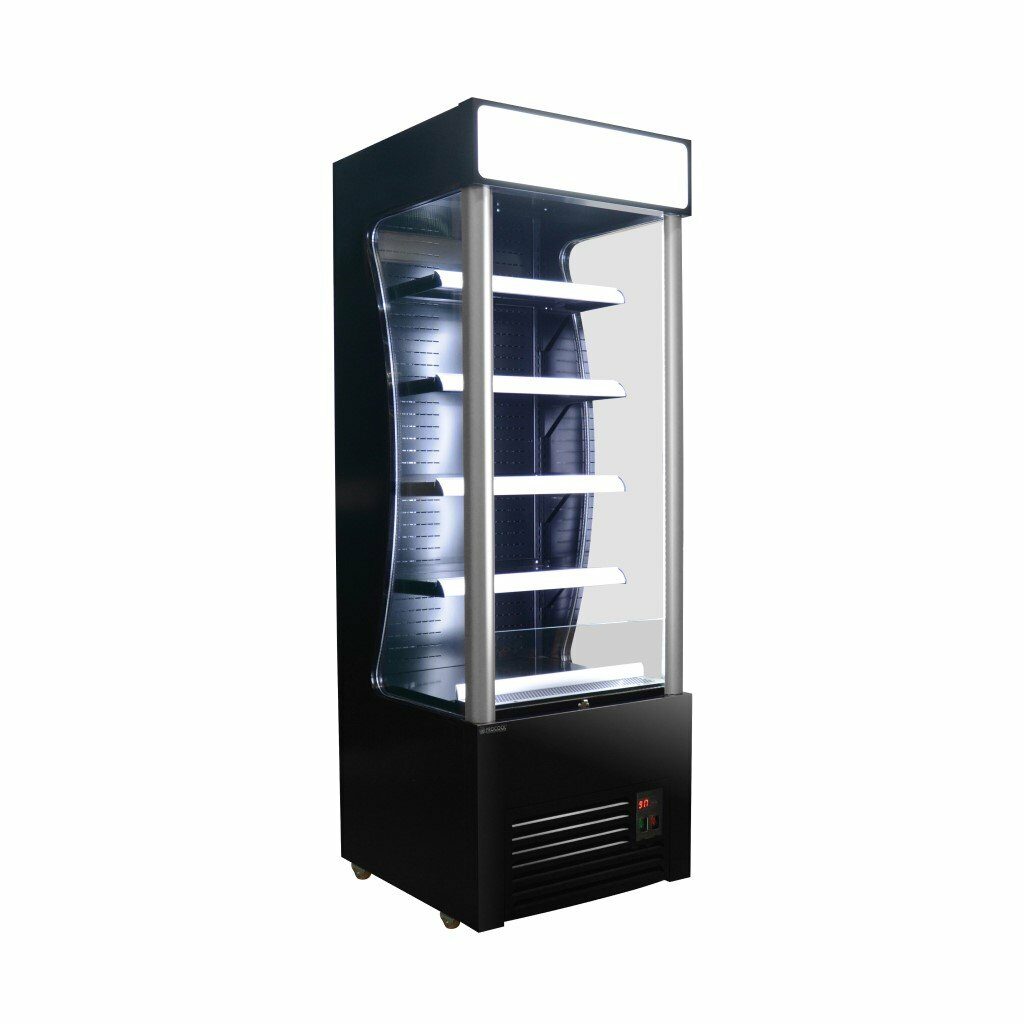 Slim Open Air Curtain Display Cooler; Free,Fast Shipping