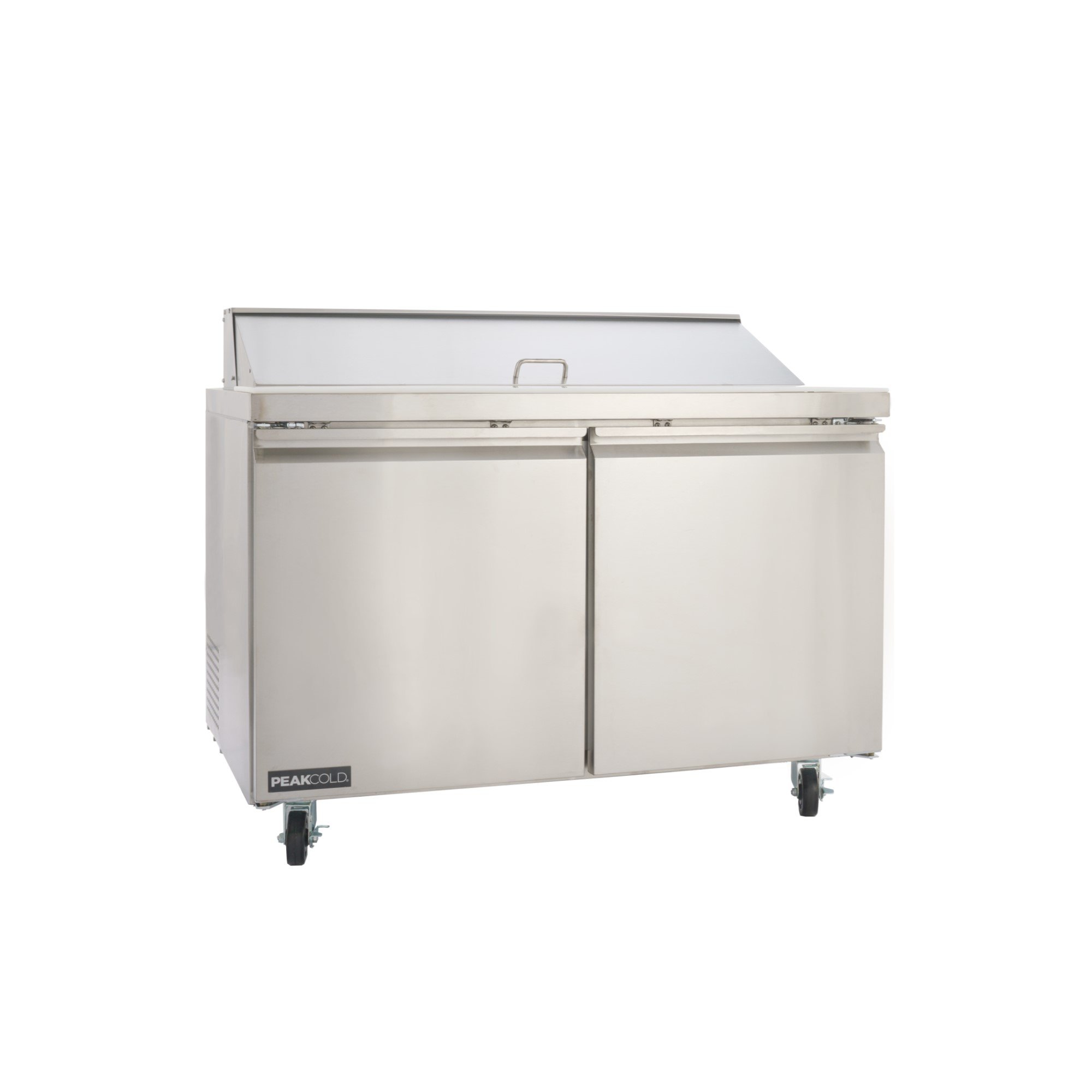 PeakCold Stainless Steel Refrigerated Prep Table - 60"