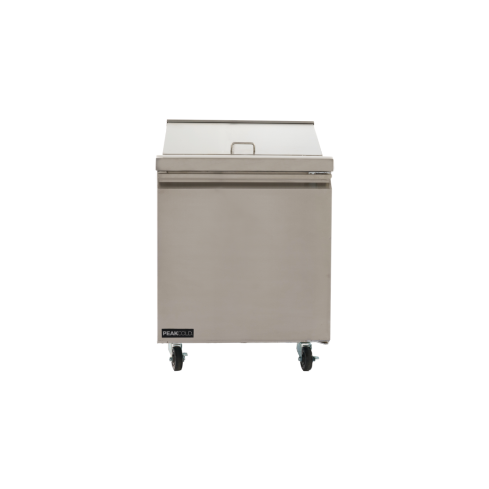 PeakCold Small Refrigerated Prep Table - 27"