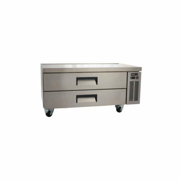 PeakCold 2-Drawer Refrigerated Chef Base - 52"