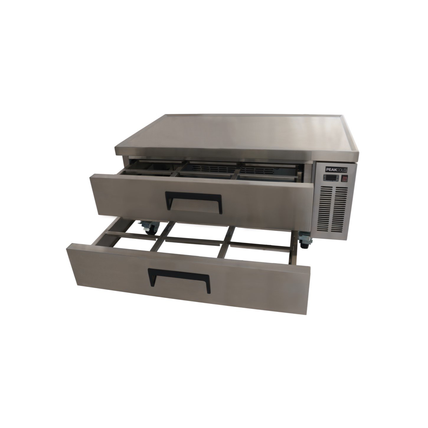 PeakCold 2-Drawer Refrigerated Chef Base - 52"