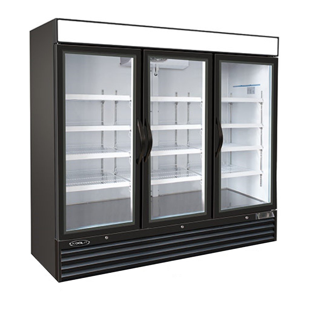 Kool-It 3 Glass Door Upright Commercial Display Freezer