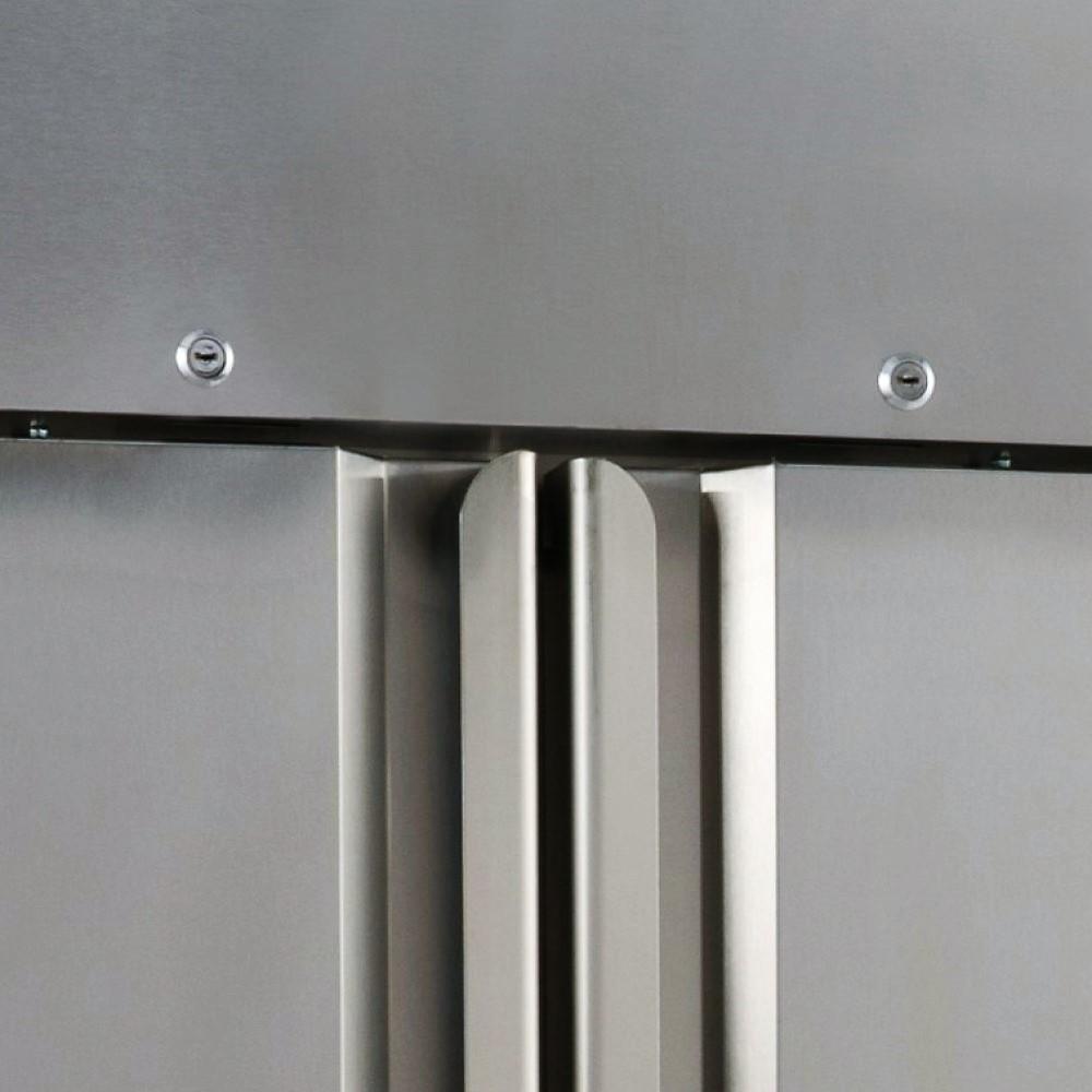 PeakCold 2-Door Stainless Steel Commercial Refrigerator