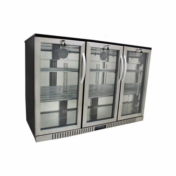Procool Residential Bar Cooler - 3 Door Stainless Steel