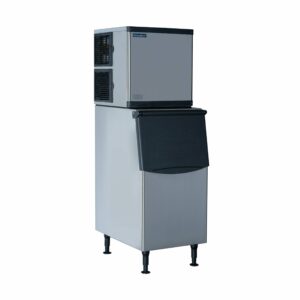 Snooker Commercial Ice Machine with Storage Bin - 350 Lb