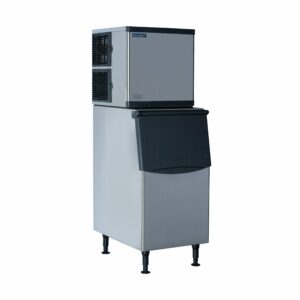 Snooker Commercial Ice Machine with Storage Bin - 500 Lb