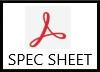 PeakCold 2-Door Stainless Steel Commercial Freezer spec sheet