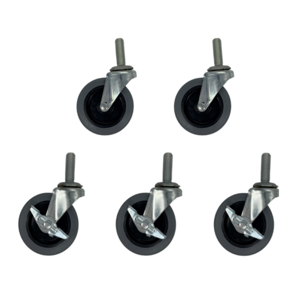 PeaCold Plus Casters Set of 5 Iron Mountain Refrigeration