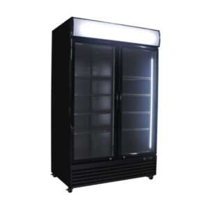 Procool Black 2-Door Display Cooler