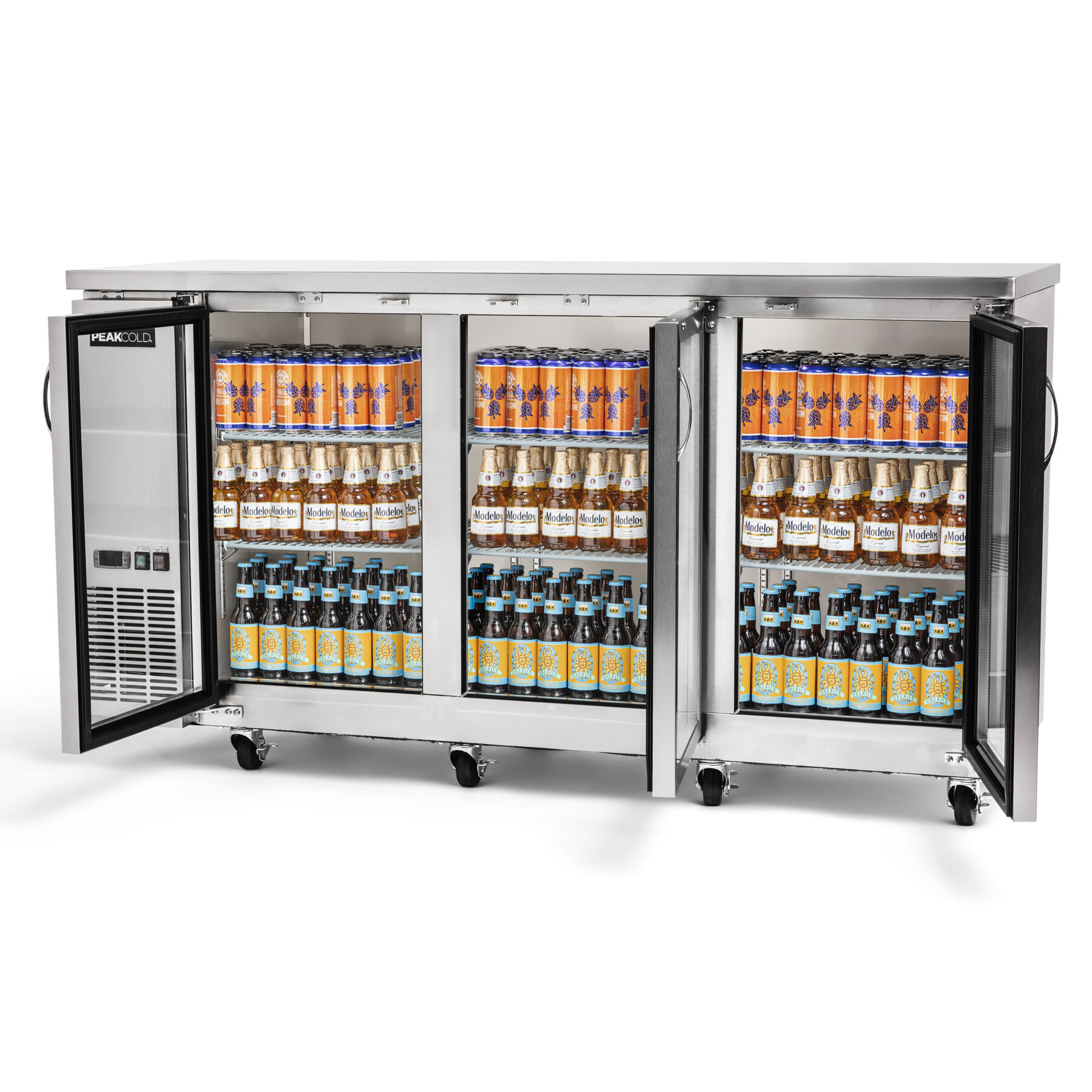 Bar Refrigerator True Door Cooler PeakCold Door Beer Coolers For