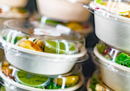 creating a grab and go menu, prepackaged salads image